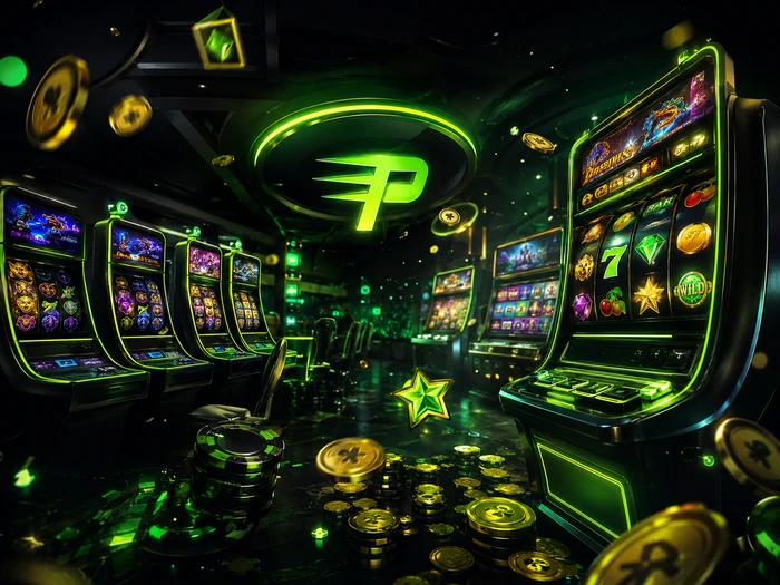 Зал слотов Playdash с игровыми автоматами